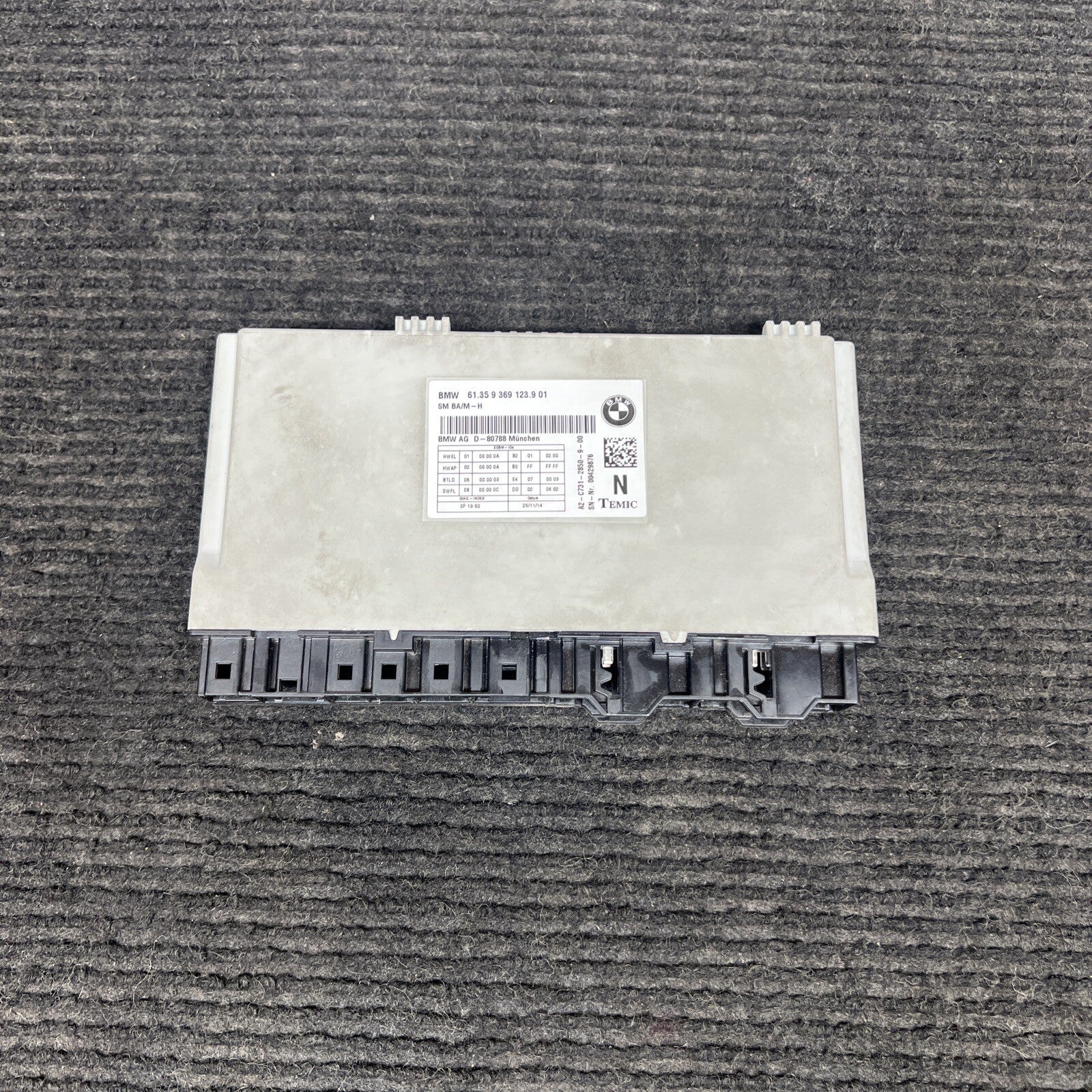 ☑️ 2014-2016 bmw 535i 528i 550i f10 front left seat computer module control
