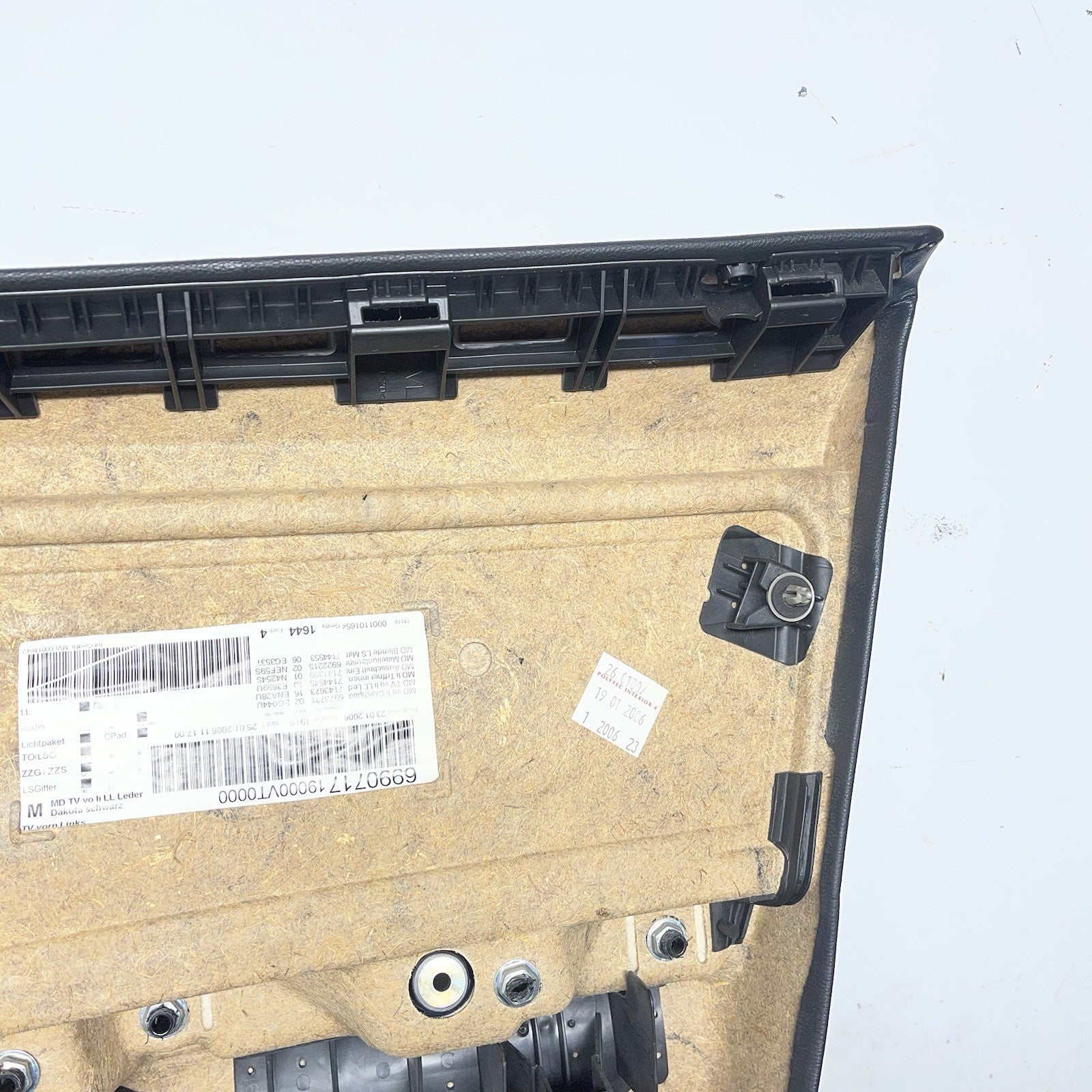 ☑️ 06-12 BMW E90 E91 OEM Driver Front Side Door Panel Cart Leather Black