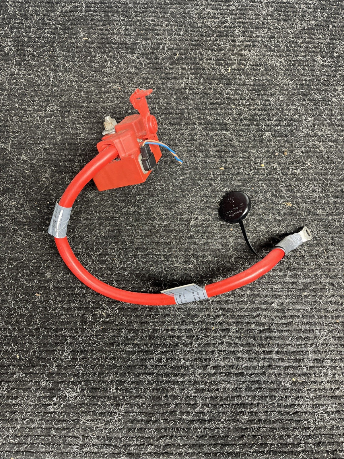 ☑️ 06-13 OEM BMW E82 E90 E92 M3 Battery Plus Pole Terminal Positive Red Cable