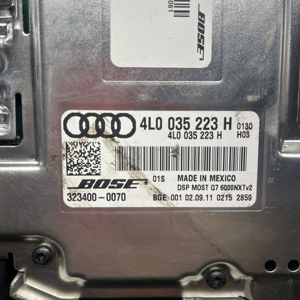 ☑️ OEM 2012 - 2015 AUDI Q7 BOSE AMPLIFIER AMP RADIO STEREO 4L0 035 223 H (MK)
