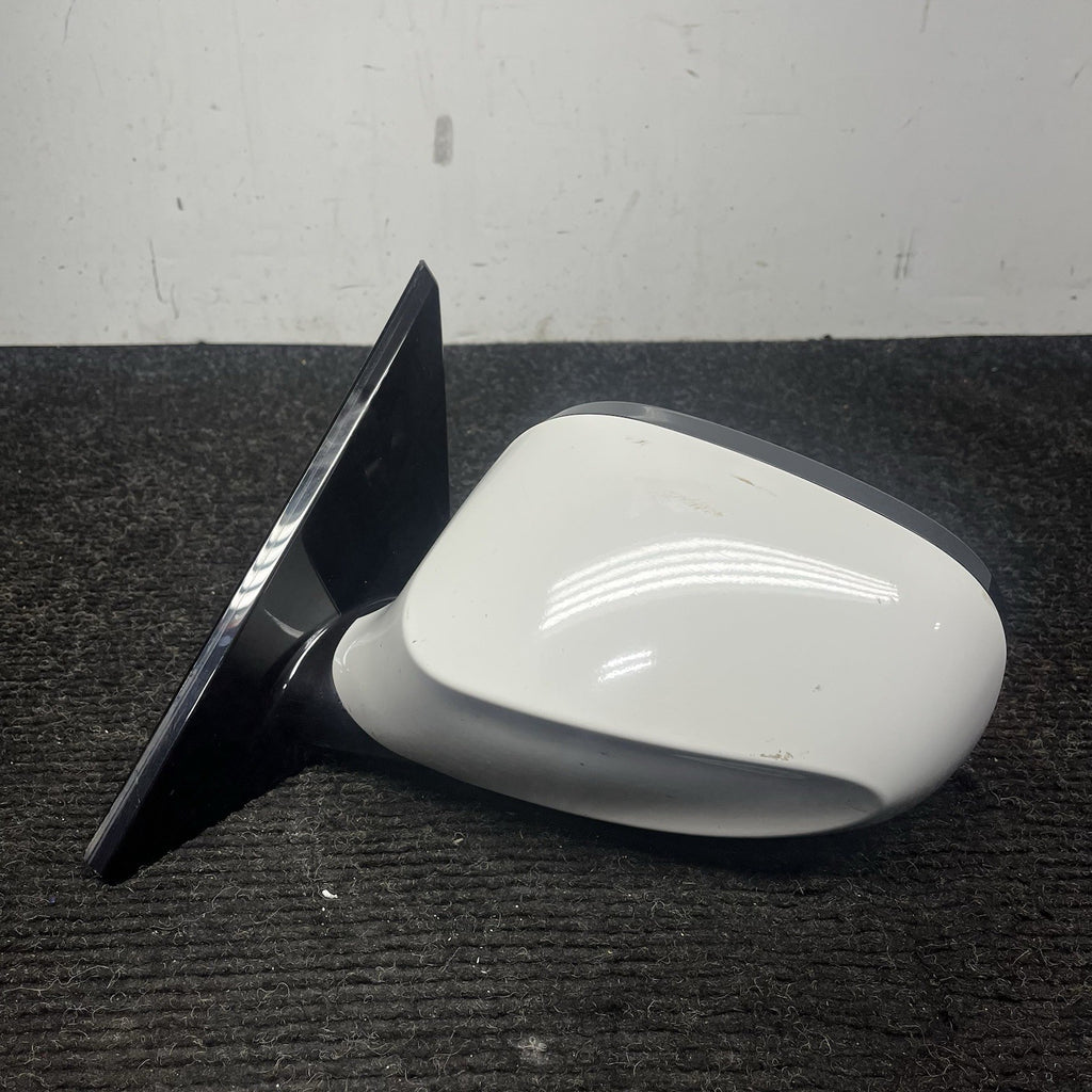 ☑️ 10-13 OEM BMW E82 E88 Front Left Driver Side Heated Mirror Assembly White