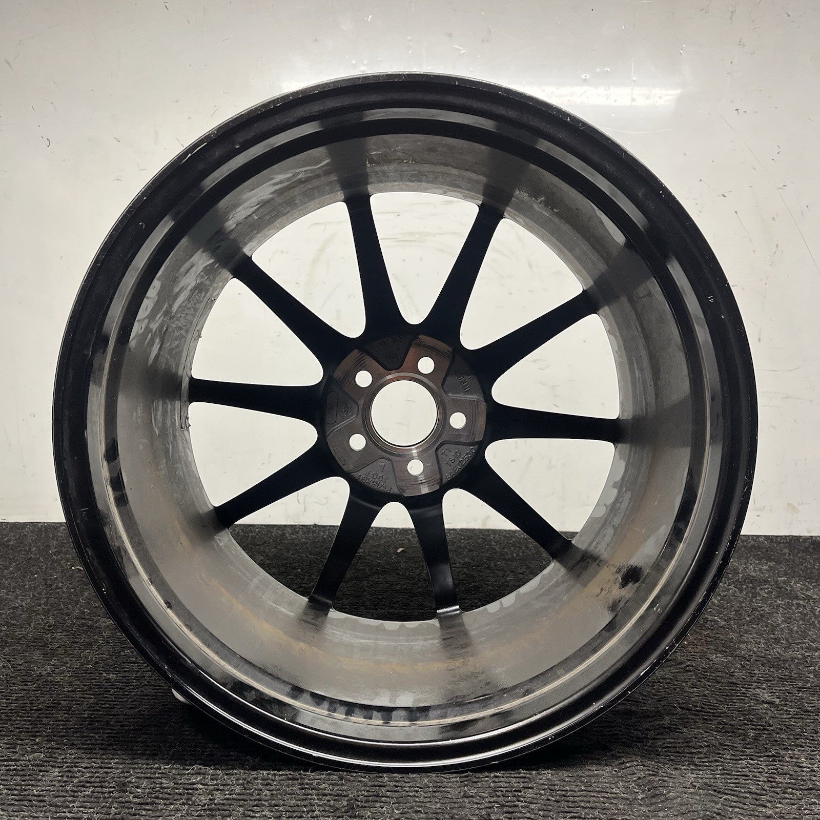 ☑️ 18X9.5 Enkei TS10 Wheel/Rim Gloss Black 5x100 Inset 45