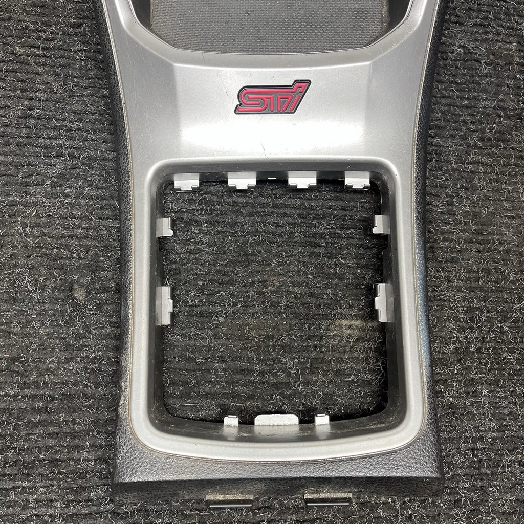 ☑️ 2008-2014 Subaru Impreza WRX STI Shifter Boot Trim Console Surround OEM 08-14