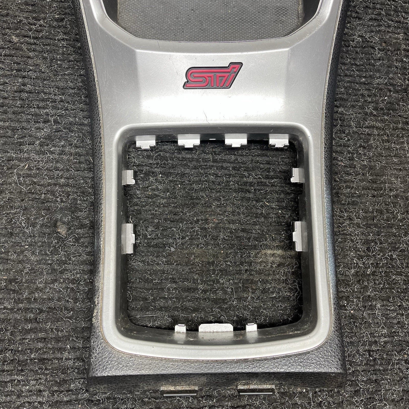 ☑️ 2008-2014 Subaru Impreza WRX STI Shifter Boot Trim Console Surround OEM 08-14