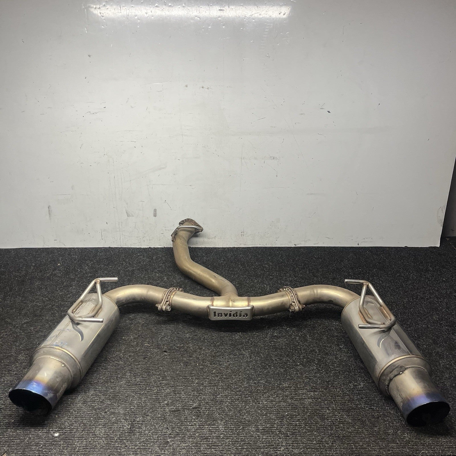 ☑️ INVIDIA N1 Dual Titanium Burnt Tip Muffler Exhaust for BRZ FRS GR86 86 13-24