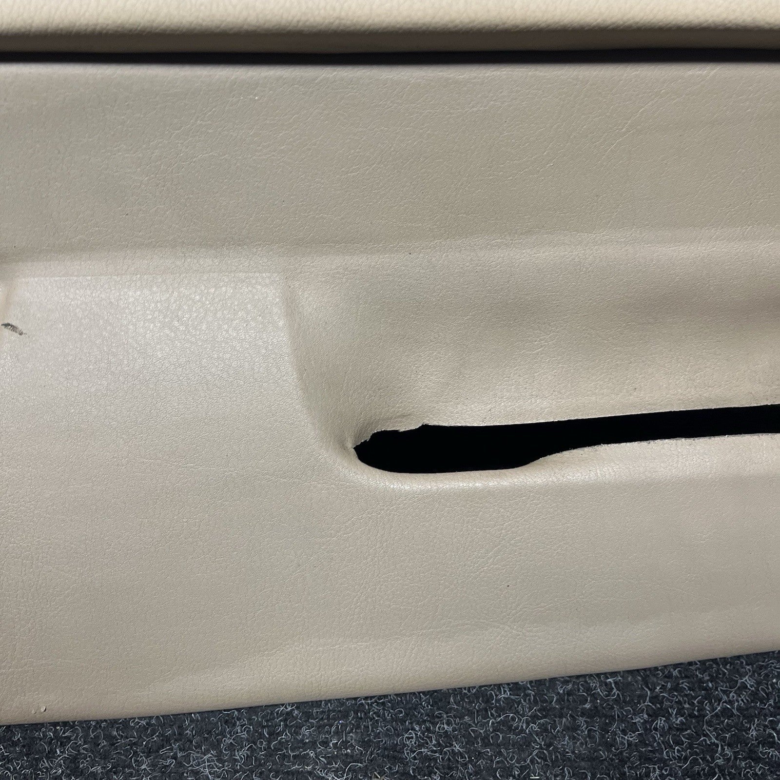 ☑️ 1994-99 BMW E36 PASSENGER SIDE DOOR PANEL RIGHT BEIGE CARD CONVERTIBLE COUPE