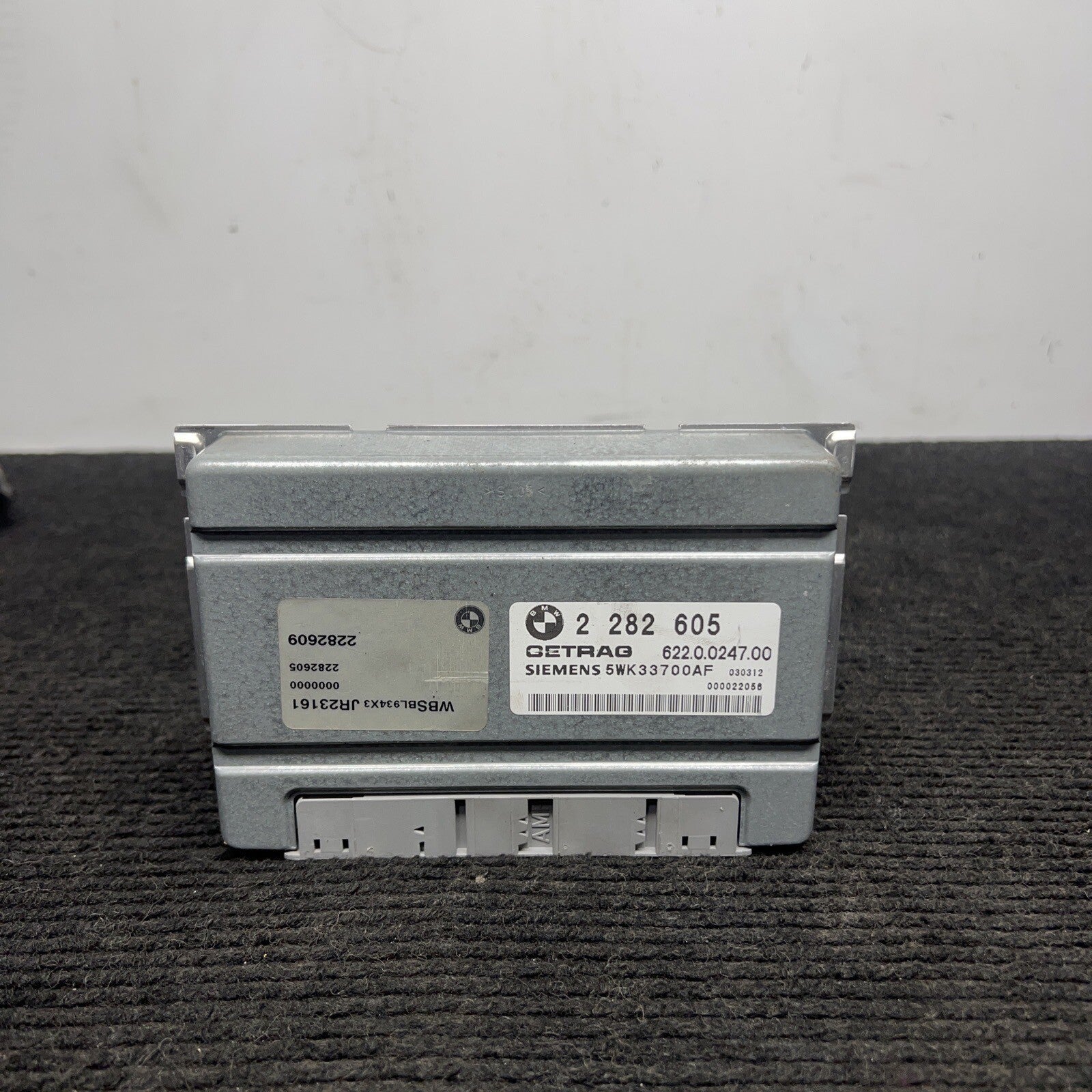 ☑️ BMW E46 M3 S54 ENGINE SMG SEQUENTIAL MANUAL GEARBOX CONTROL UNIT TCM 2282875
