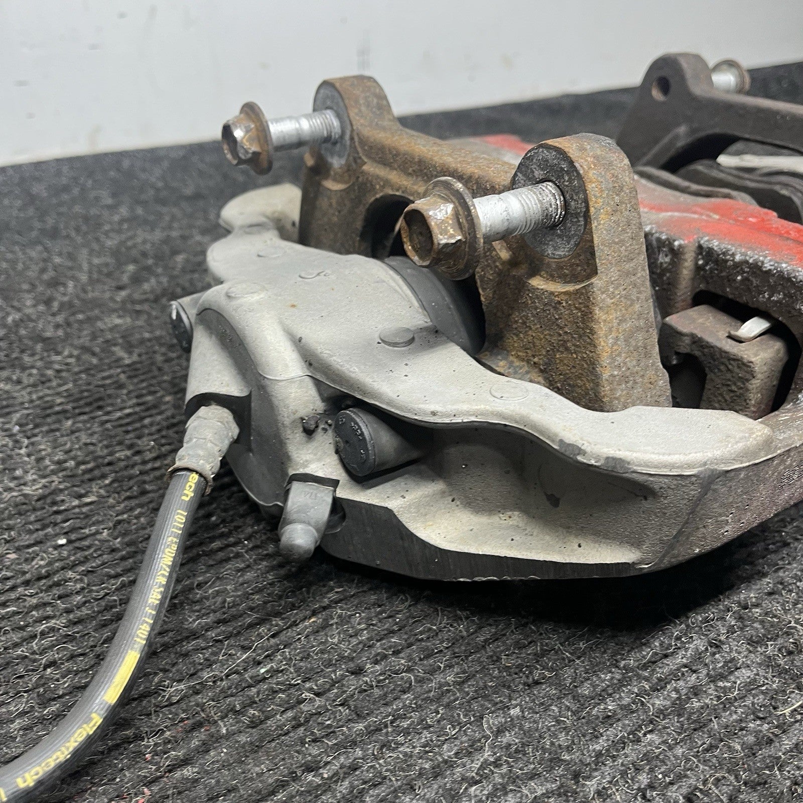 ☑️ 06-11 E90 E91 E92 E93 E84 335 Z4 BMW 335i Front Brake Caliper Set OEM