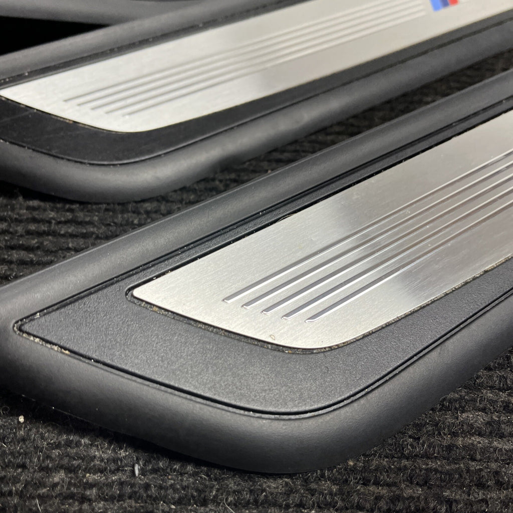 ☑️ 2010 BMW 750i SET OF 4 M SPORT DOOR SCUFF SILL PLATES TRIM COVER OEM
