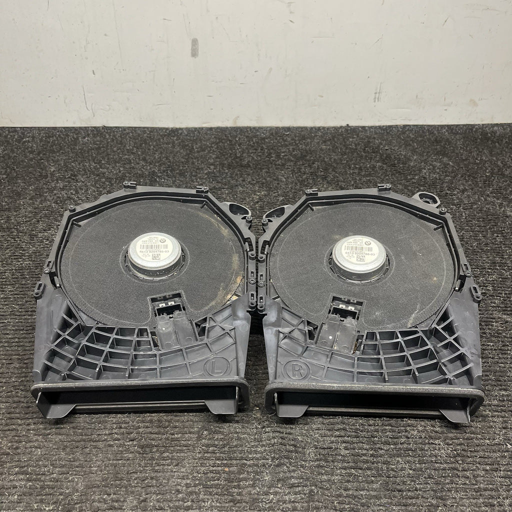 ☑️ OEM BMW E88 E92 E93 335 M3 Floor Bass Speaker Sub Subwoofer Audio D&M Pair