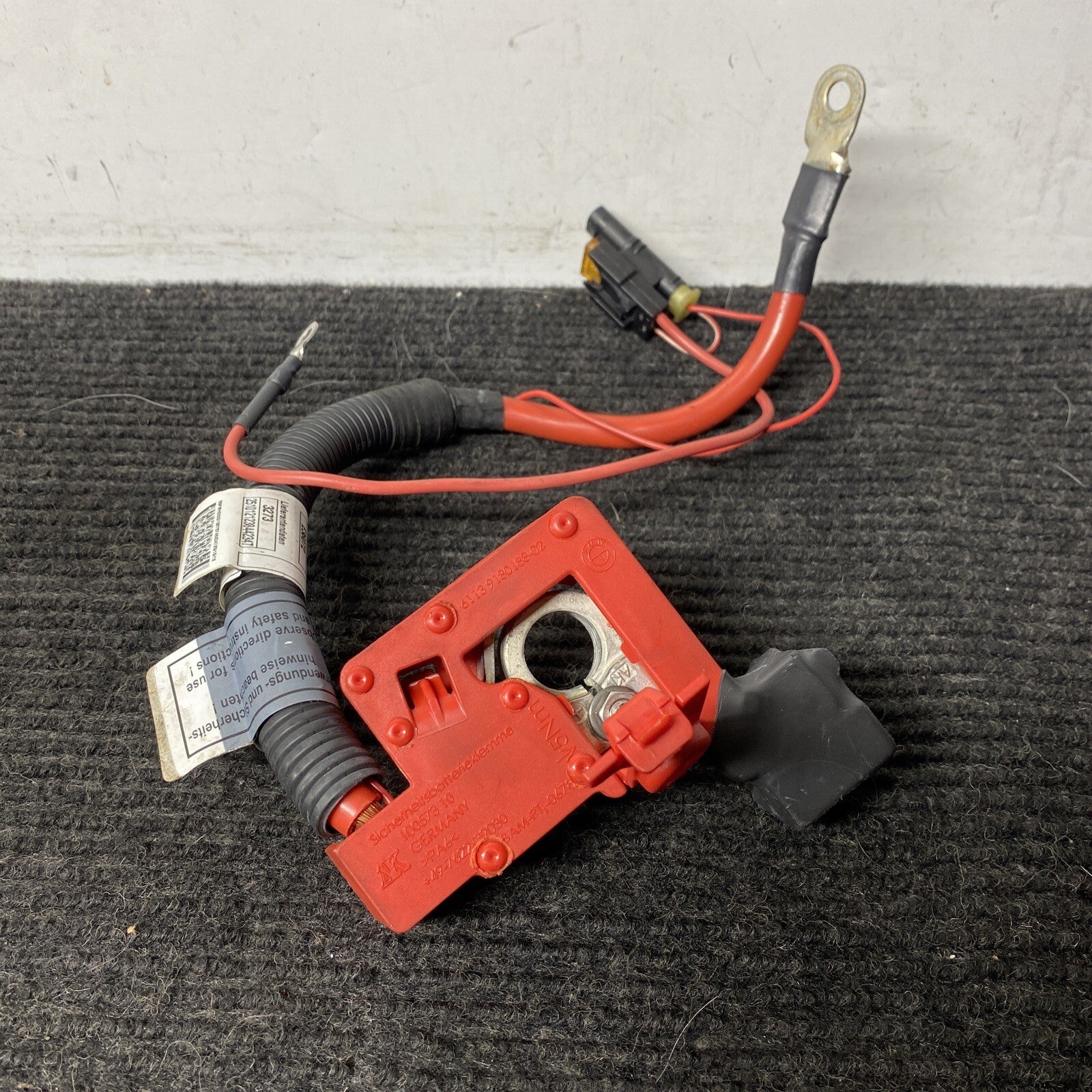 ☑️ 11-18 BMW F30 335i ACTIVE HYBRID 3 SERIES BATTERY BLOW OFF CABLE 9265410