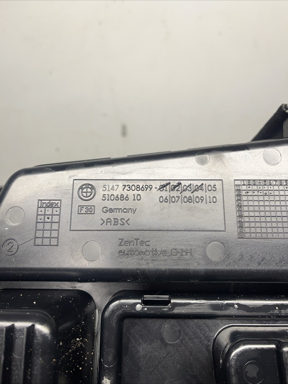 ☑️ 12-18 BMW 328i 320i Trunk Battery Cover Trim &Tool Compartment W/O Tool Oem