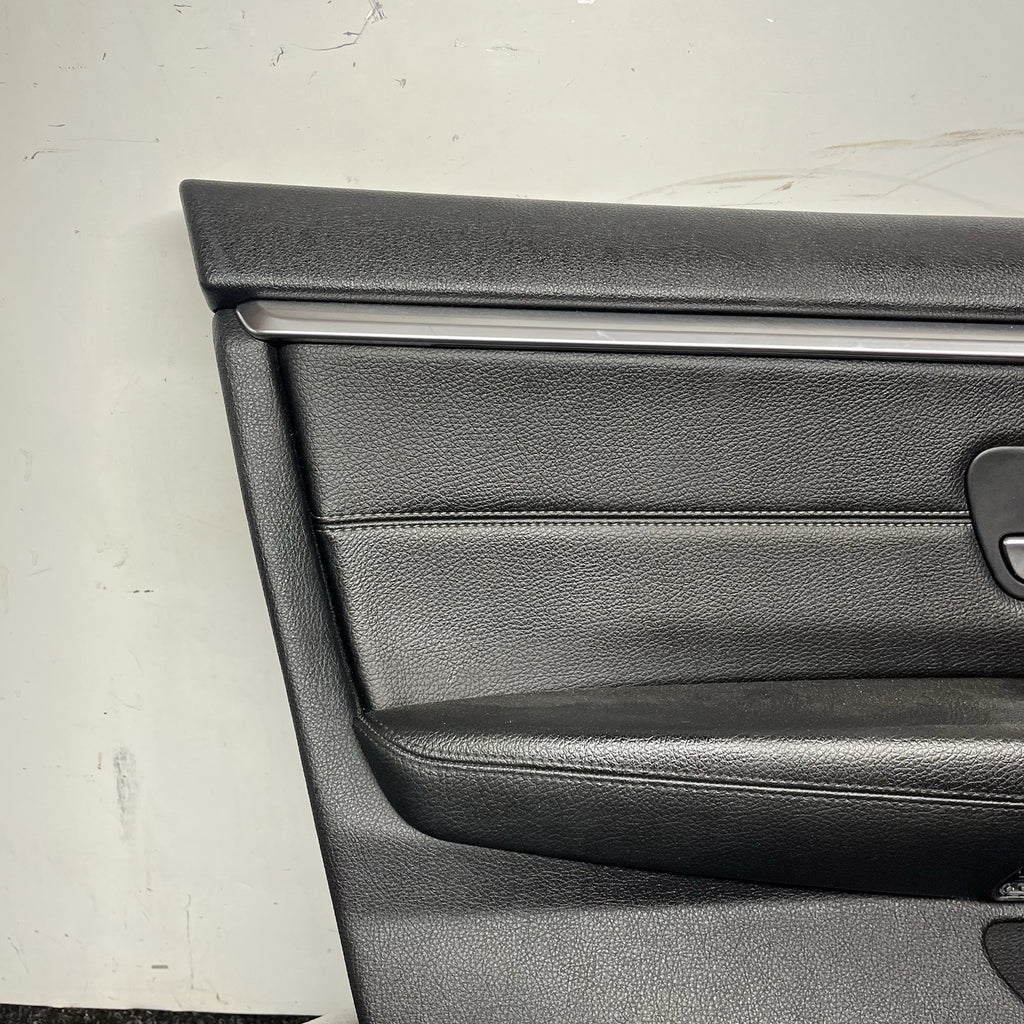 ☑️ 15-20 OEM BMW F36 428 430 Front Driver Side Door Card Panel Sensatec Black