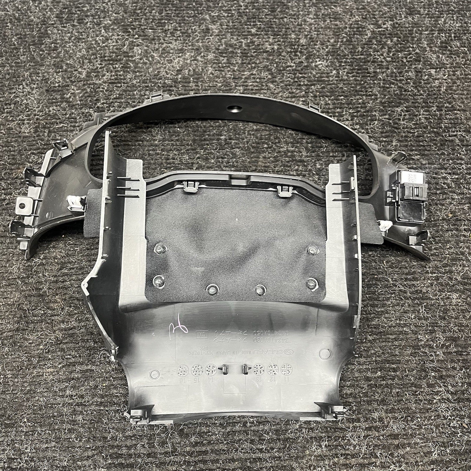 ☑️ 2013-2017 SUBARU BRZ STEERING COLUMN COVER & CLUSTER BEZEL TRIM OEM