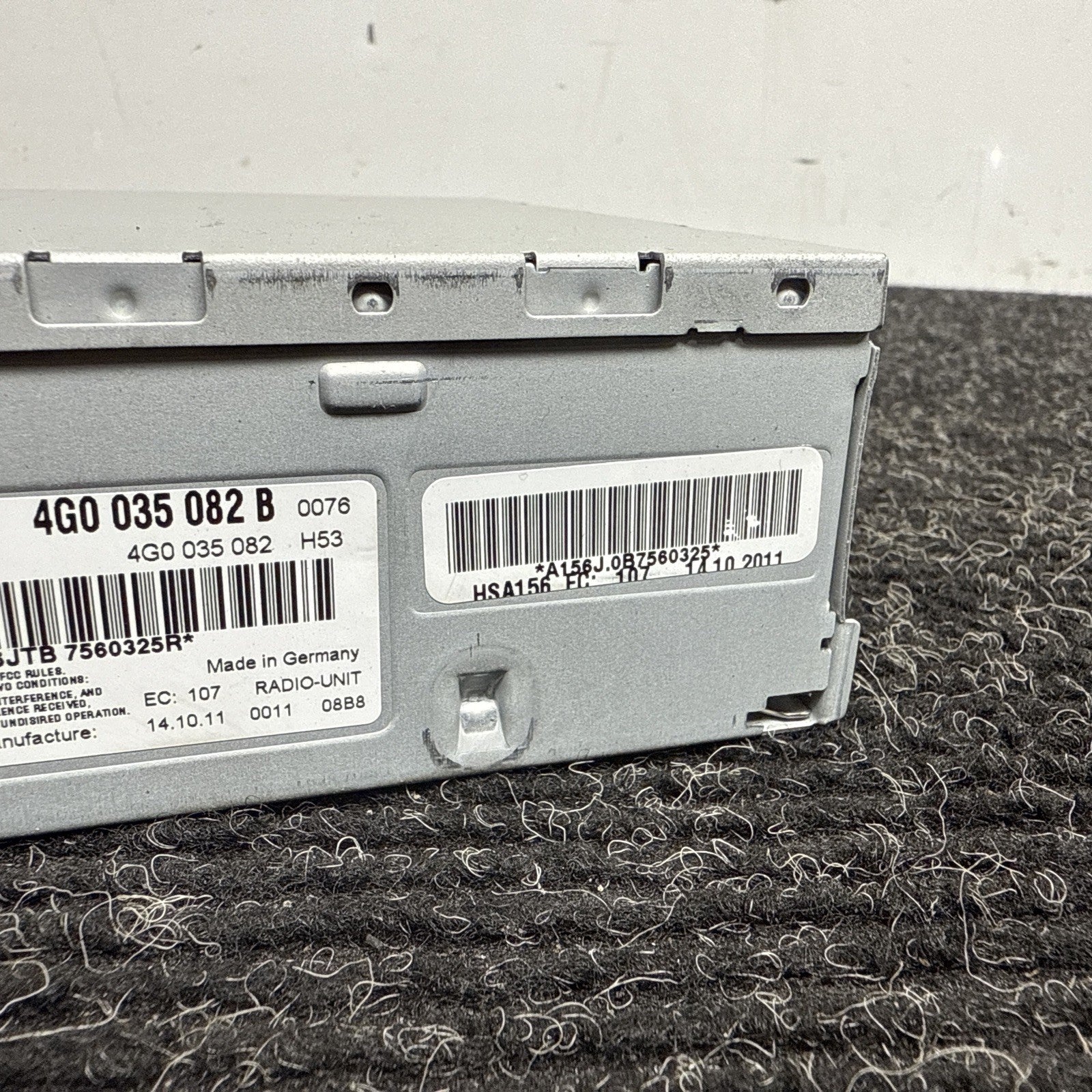 ☑️ 13-17 AUDI 8R Q5 A5 A4 TRUNK RADIO RECEIVER AUDIO SYSTEM HARMAN BECKER OEM