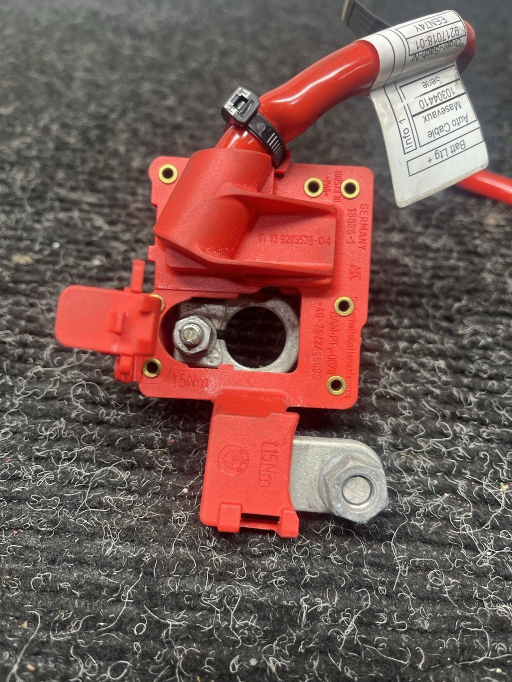 ☑️ 06 07 08 09 10 11 OEM BMW 335i 330i 328i Positive Battery Terminal Cable Unit