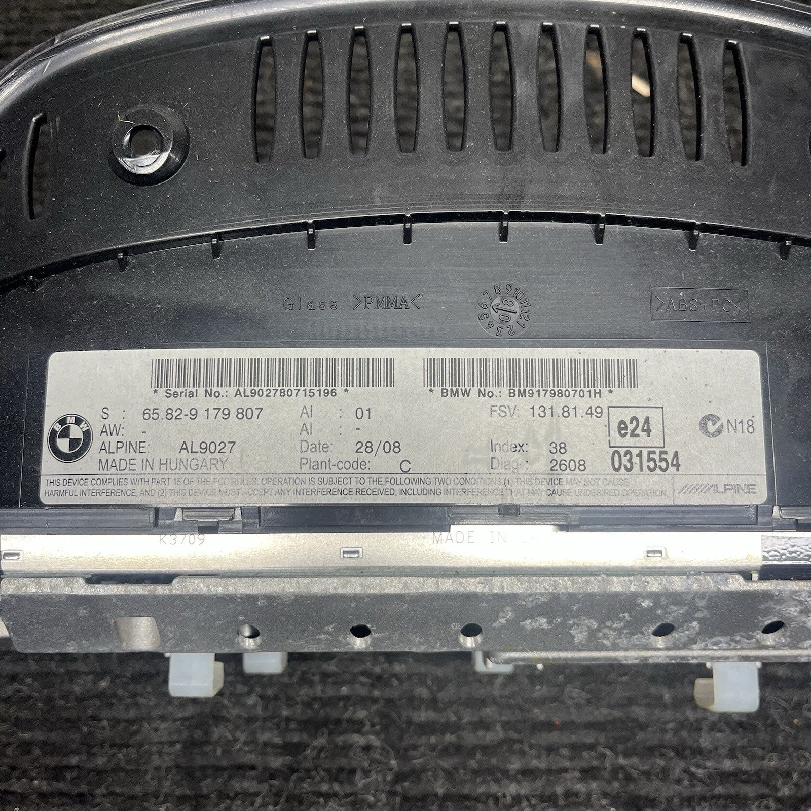 ☑️ 06-08 BMW E90 E92 CCC Navigation Dash Information On-Board Monitor Screen OEM