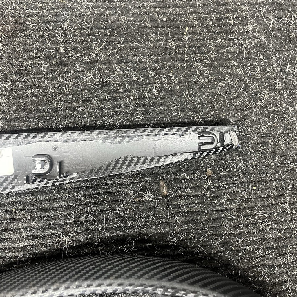 ☑️ 08-13 OEM BMW E82 E88 135 Dash Center Console Door Carbon Wrap Interior Trim