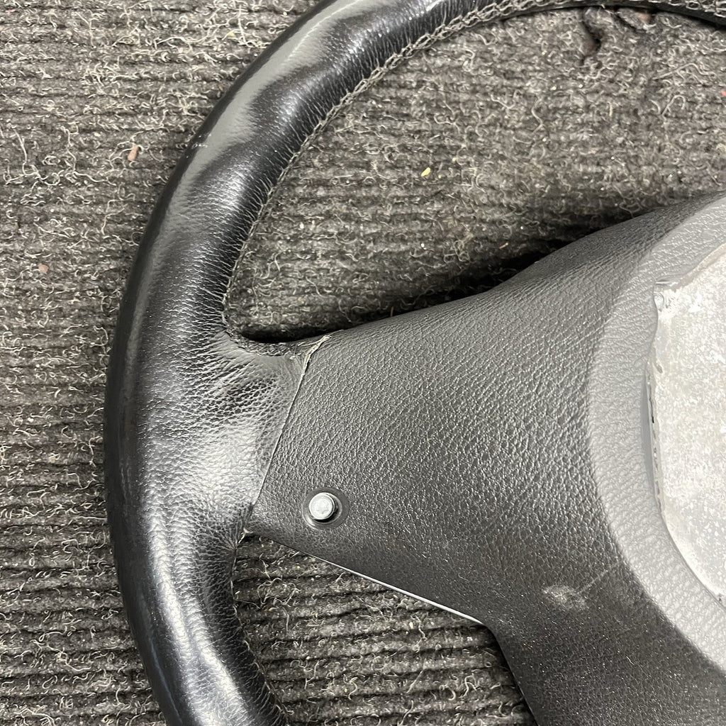 ☑️ 2007-2013 BMW E70 X5 Sport Leather Steering Wheel Assembly Black OEM