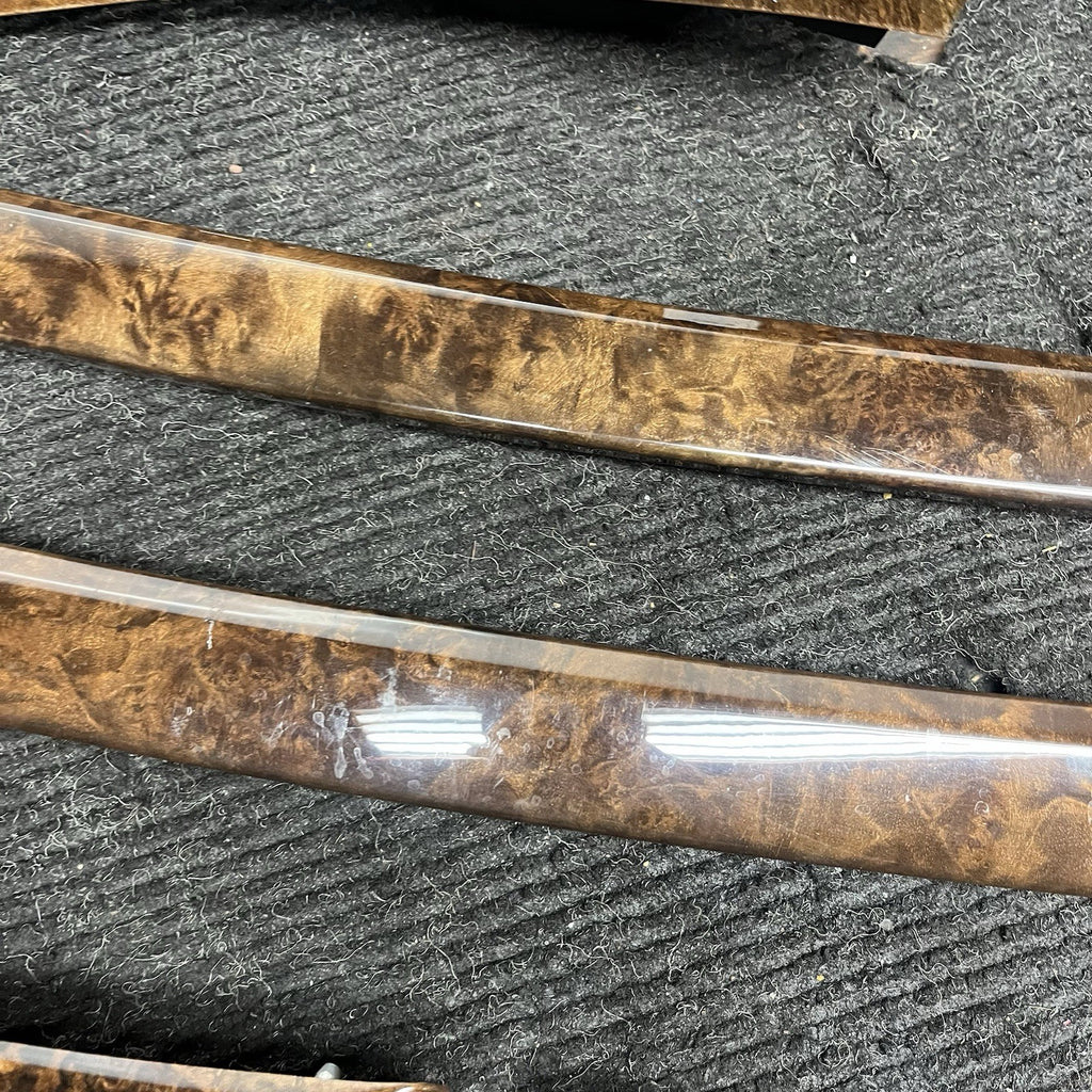 ☑️ 07-08 OEM BMW E93 335i Interior Dash Door Center Console Fine Wood Trim SET