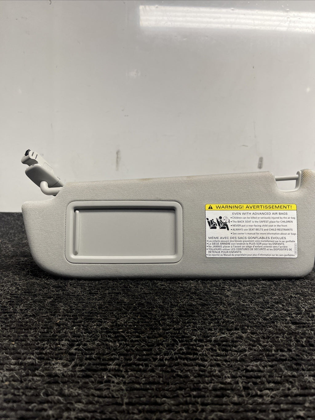 ☑️2012-2016 AUDI A6 S6 A7 S7 Left Sun Visor Set Pair OEM Silver