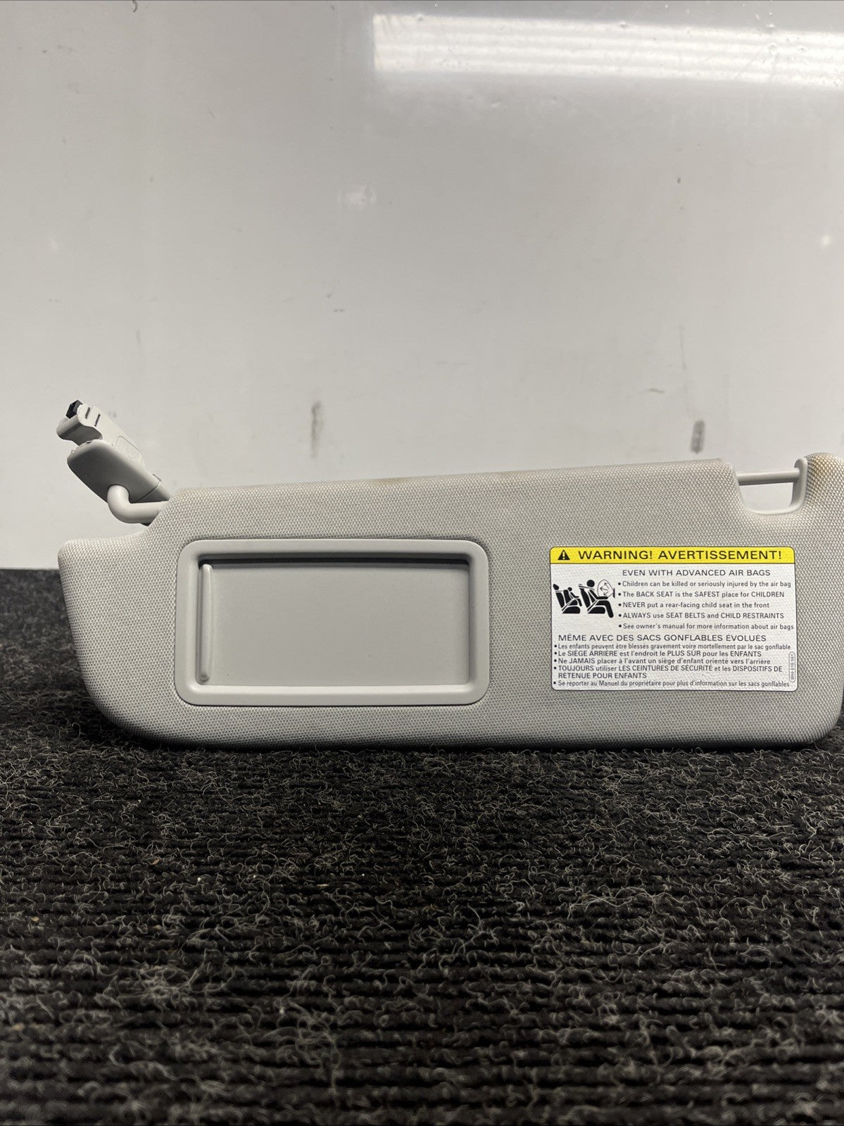 ☑️2012-2016 AUDI A6 S6 A7 S7 Left Sun Visor Set Pair OEM Silver