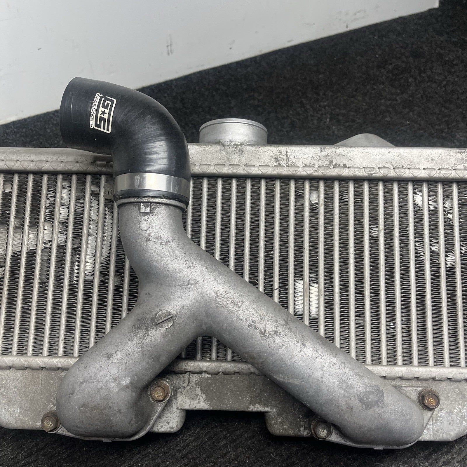 ☑️ 2008-2014 Subaru WRX STI Top Mount Intercooler TMIC OEM 08-14 NOTE