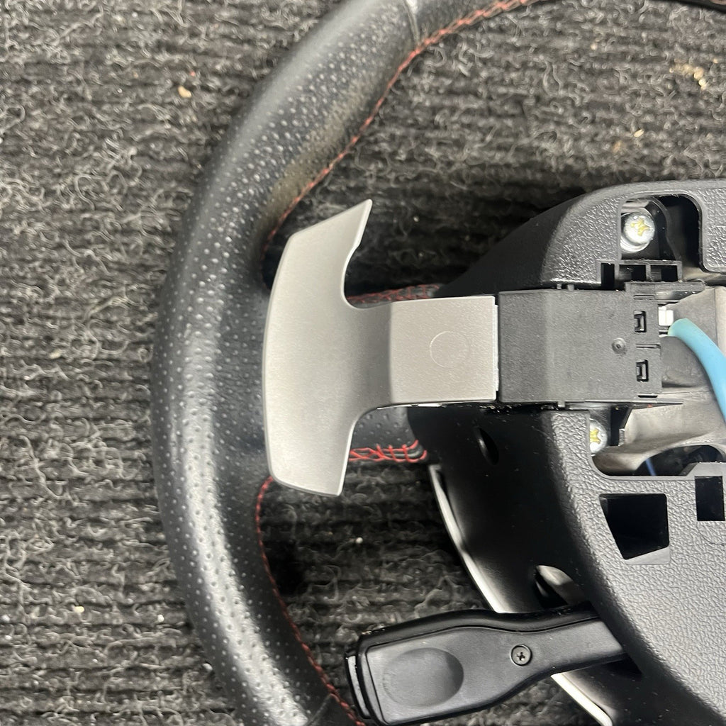 ☑️ 2013-2016 SCION FRS Subaru BRZ OEM Steering wheel Red Stitched Shift Paddles