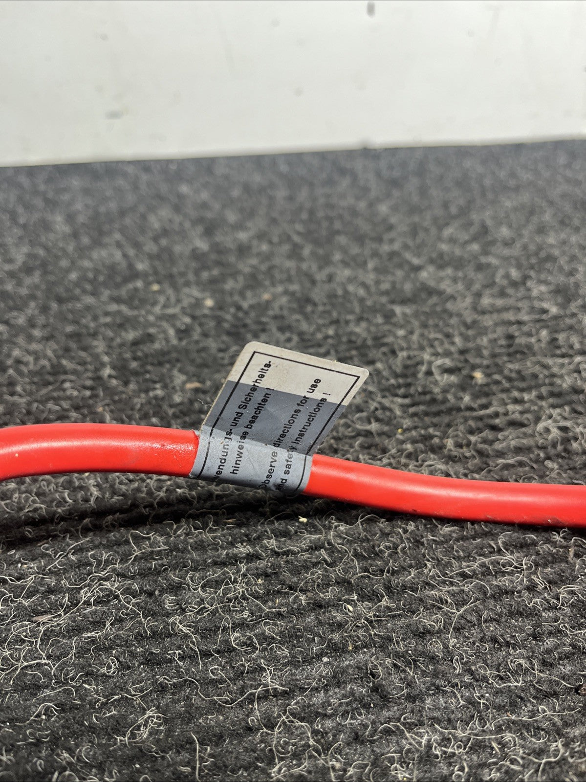 ☑️ 06-13 OEM BMW E82 E90 E92 M3 Battery Plus Pole Terminal Positive Red Cable