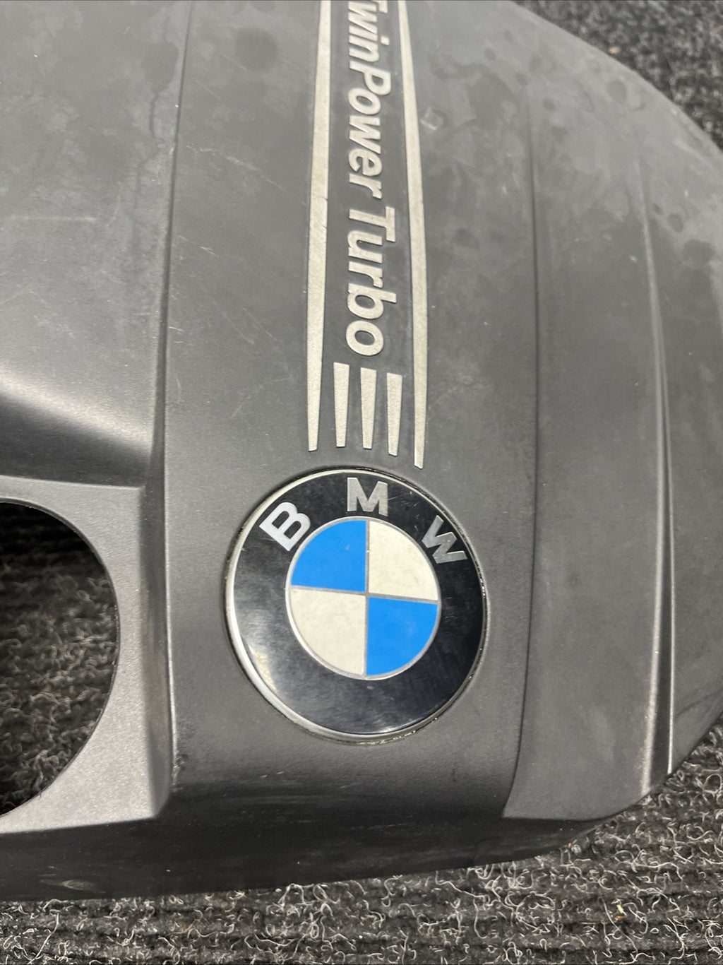☑️ 11-13 BMW 335i 135i E90 E92 E93 E82 N55 Engine Cover Trim Panel OEM 7589037