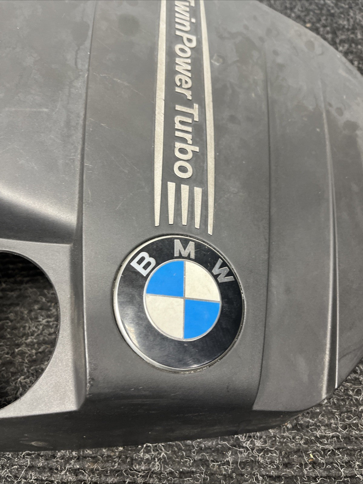 ☑️ 11-13 BMW 335i 135i E90 E92 E93 E82 N55 Engine Cover Trim Panel OEM 7589037