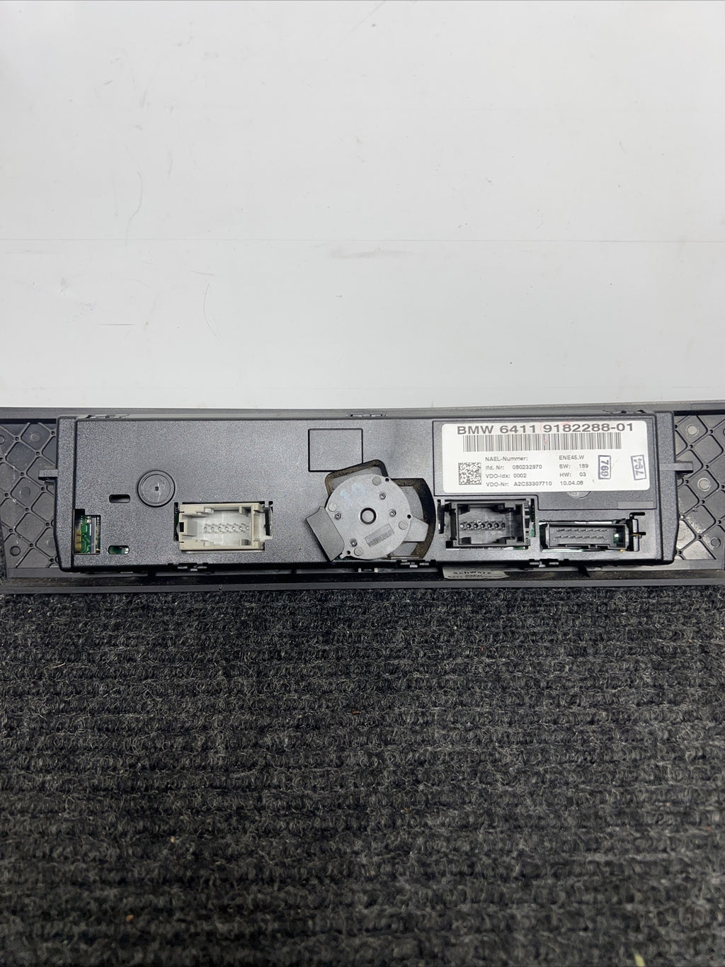 06-08 BMW E92 E93 3 SERIES AC HEATER CLIMAT CONTROL SWITCH PANEL OEM