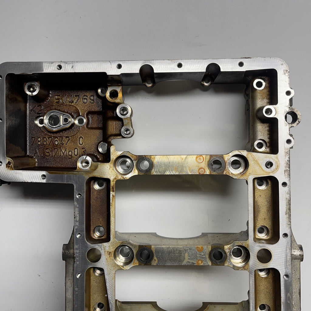 ☑️ 08-13 BMW E90 E92 E93 M3 LOWER BLOCK PLATE BOTTOM CRANK HOUSING S65 ENGINE