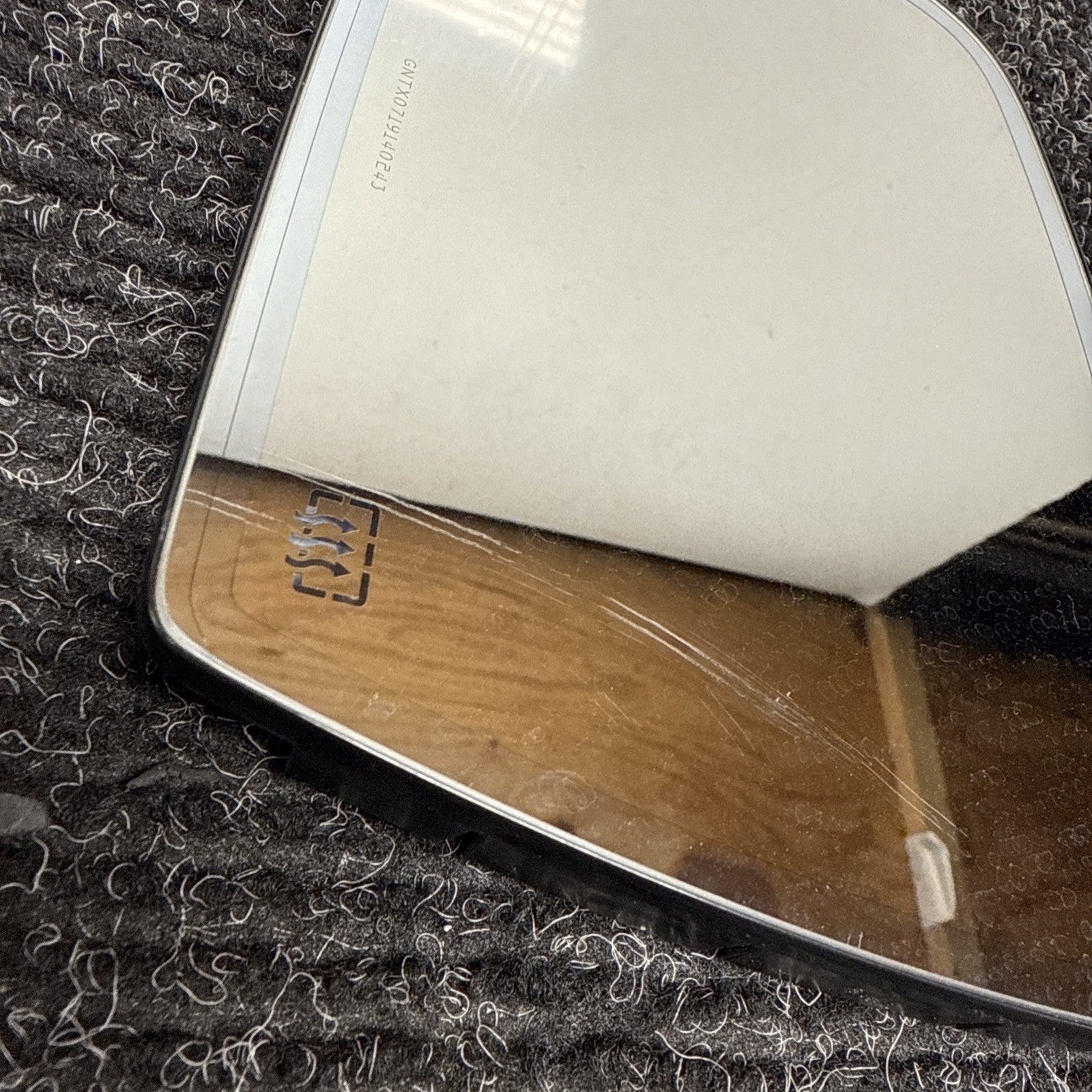 ☑️ 2014-2017 Maserati Ghibli Driver Left Auto Dim Mirror Glass OEM 9251587001