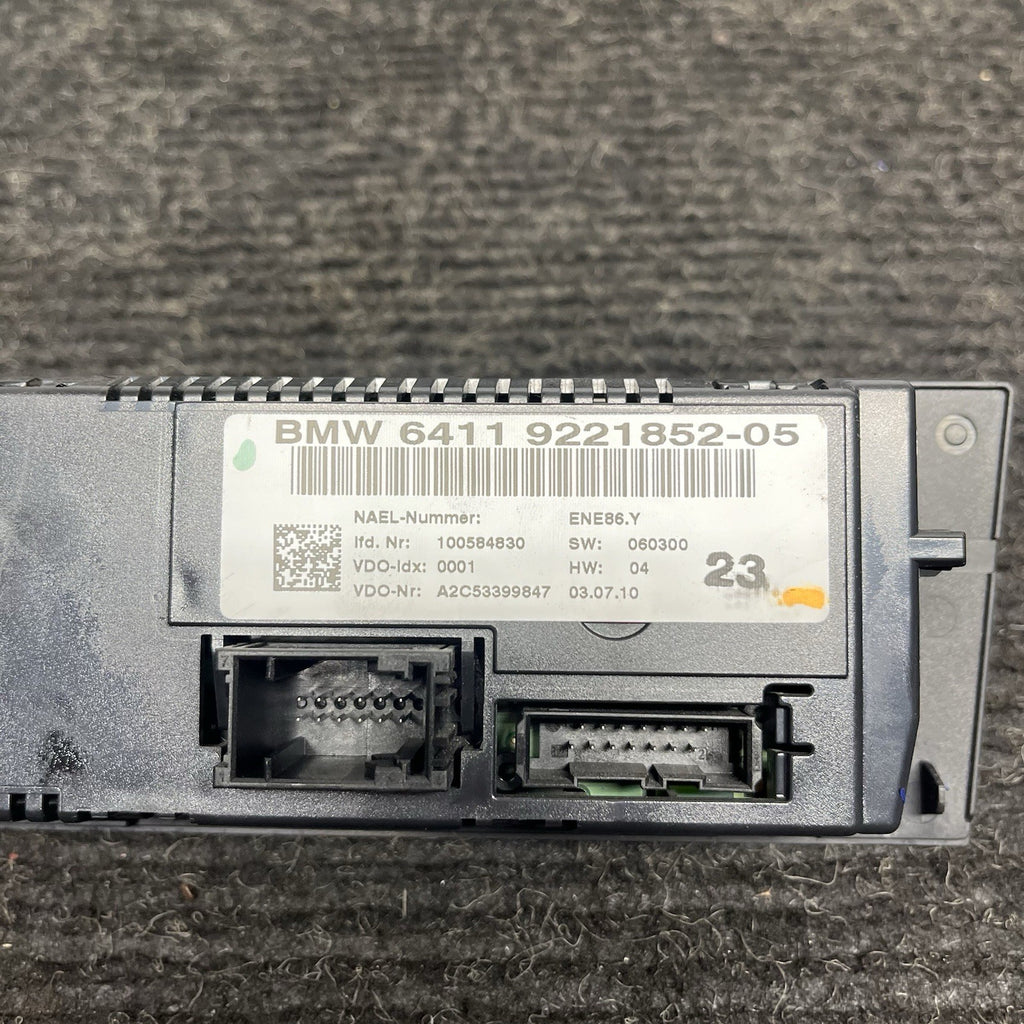 ☑️ BMW E88 E82 E90 E92 135i 335d Air Conditioning AC Climate Control Switch OEM
