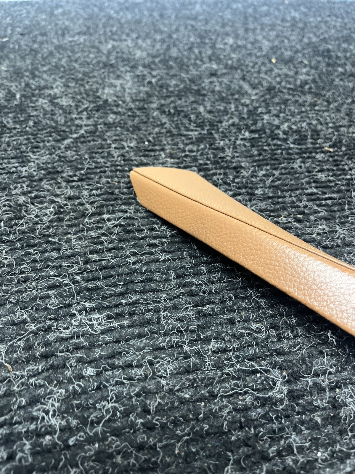 ☑️ 07-13 OEM BMW E92 E93 M3 335 Right Door Panel Grab Handle Trim Leather Brown