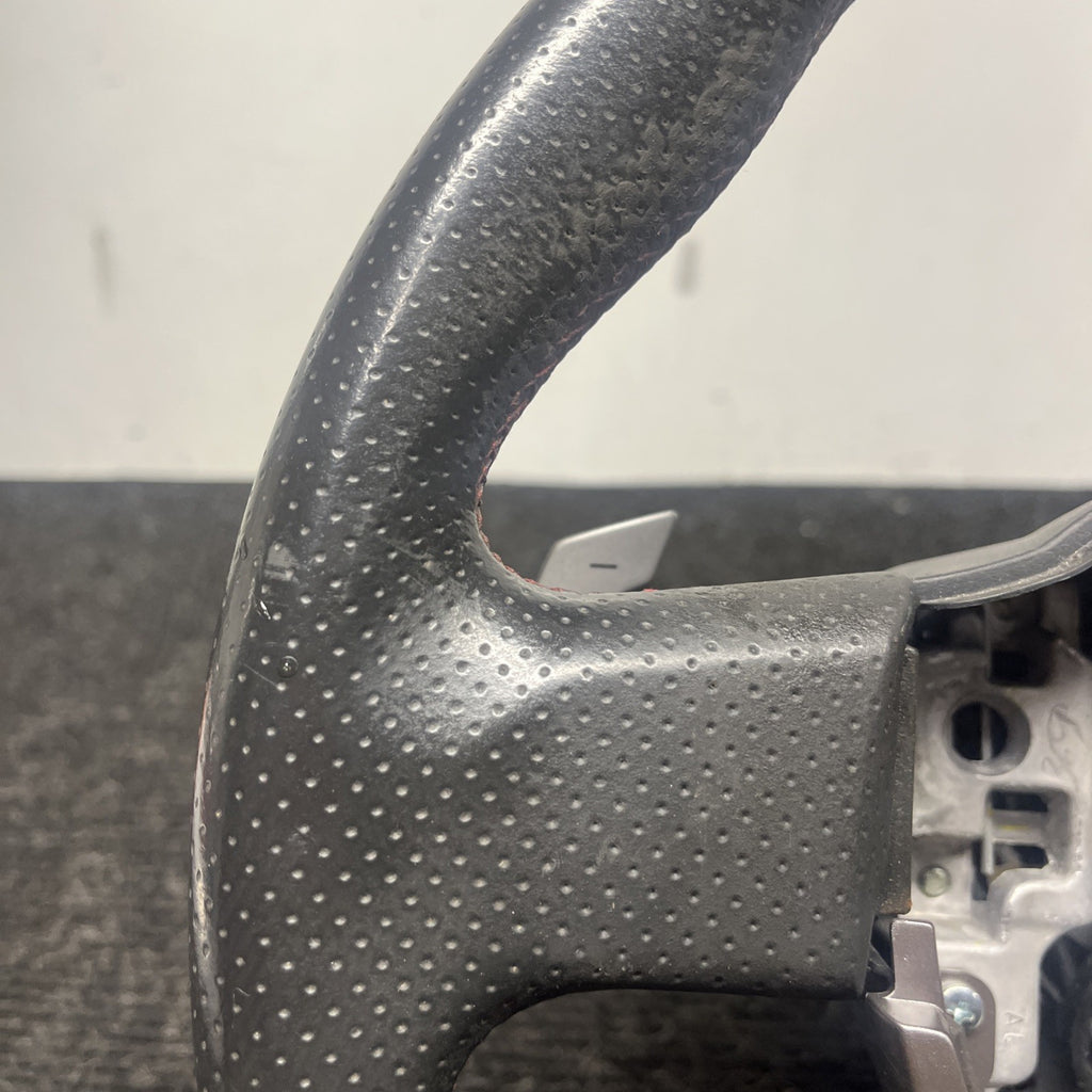☑️ 2013-2016 SCION FRS Subaru BRZ OEM Steering wheel Red Stitched Shift Paddles