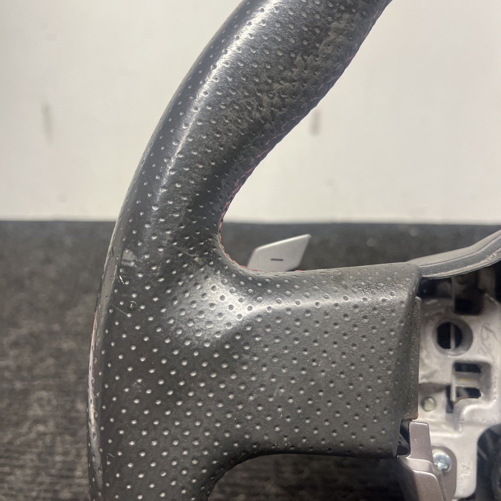 ☑️ 2013-2016 SCION FRS Subaru BRZ OEM Steering wheel Red Stitched Shift Paddles