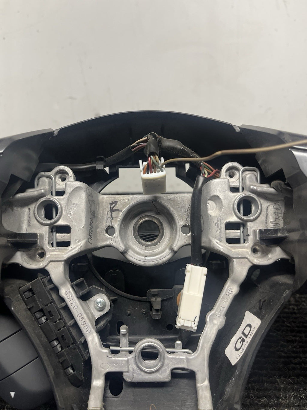☑️ 18-21 SUBARU WRX STI OEM STEERING WHEEL W/ BUTTONS CONTROLS PIANO BLACK TRIM