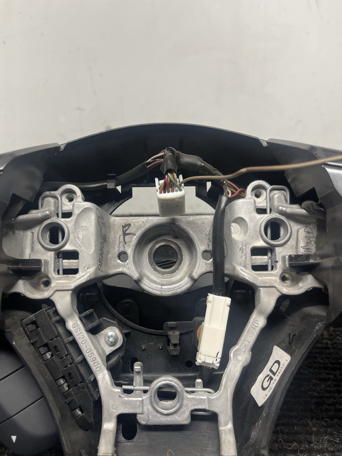 ☑️ 18-21 SUBARU WRX STI OEM STEERING WHEEL W/ BUTTONS CONTROLS PIANO BLACK TRIM