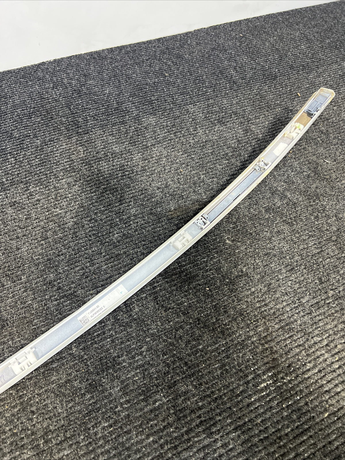 2014 - 2017 BMW M235i F22 LH Left Roof Strip Trim Set Alpineweiss Oem