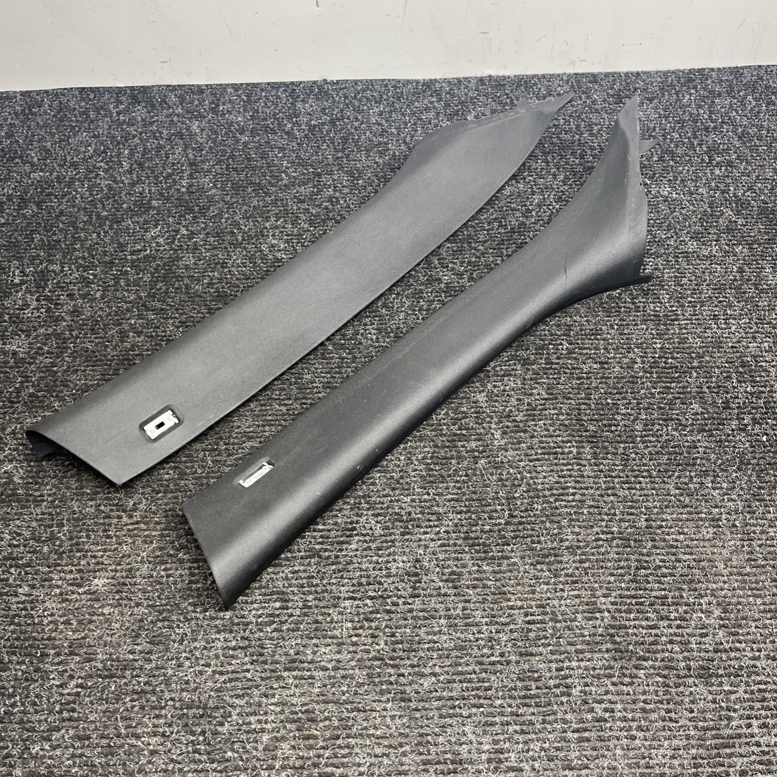 ☑️ BMW OEM X5 E70 07-13 FRONT LEFT & RIGHT SIDE SET A PILLAR TRIM COVER BLACK