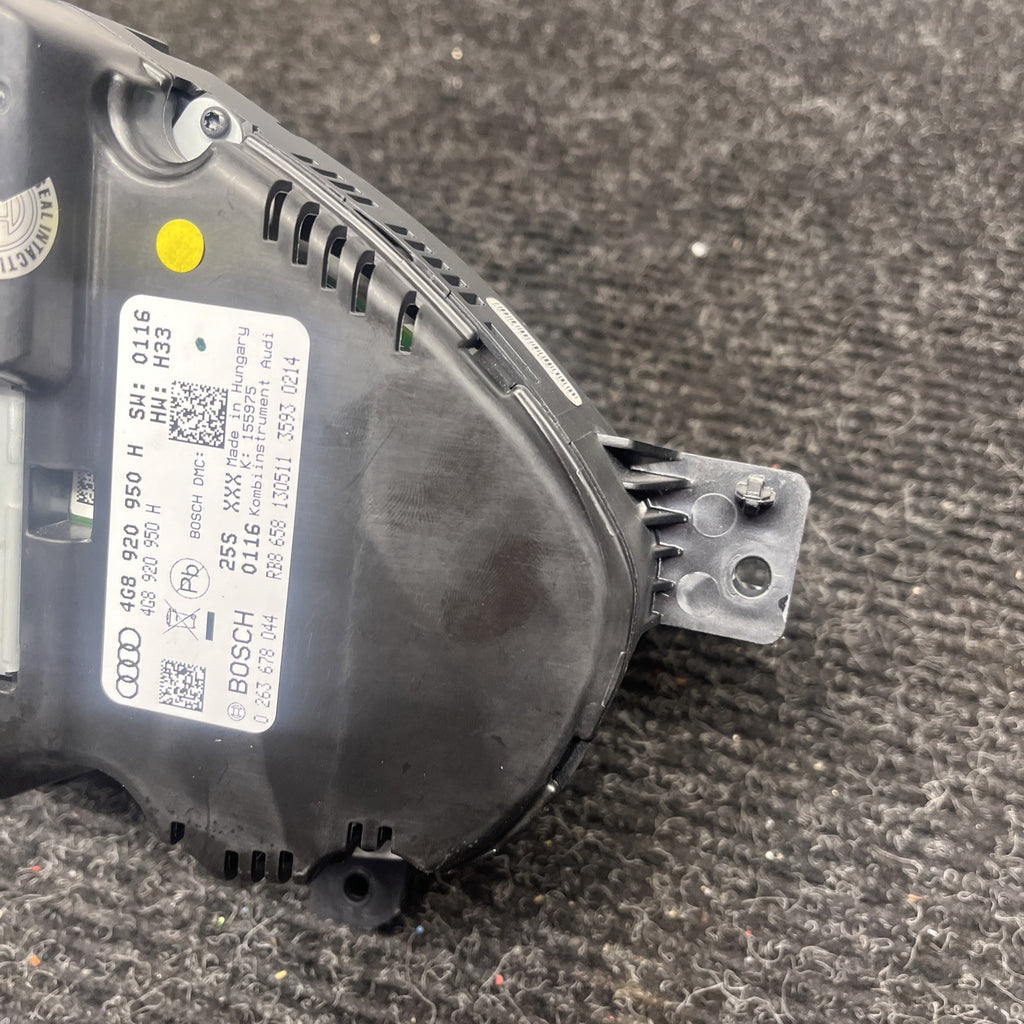 ☑️ 2013 Audi A6 Instrument Cluster Speedometer MPH Night Vision 52k Mls OEM Used