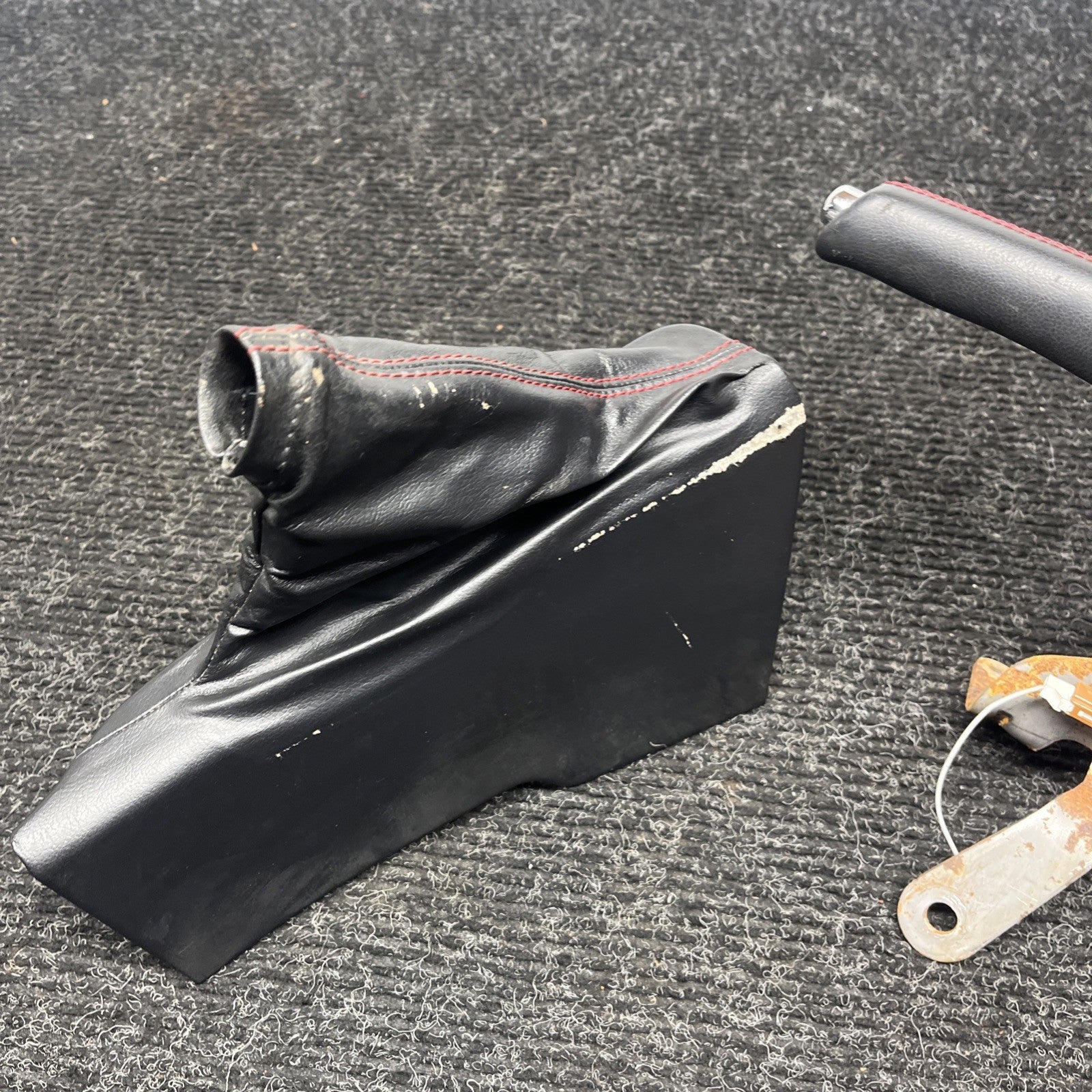 ☑️ 2017-2020 SUBARU BRZ FRS A86 GT86 FA20 2.0L OEM LEATHER E-BRAKE HANDLE ASSY