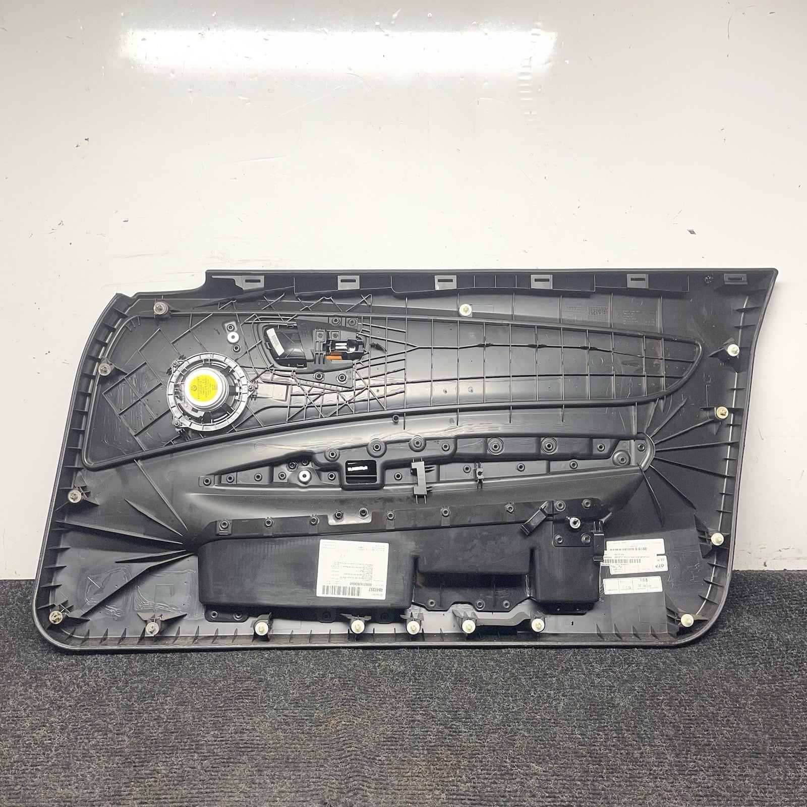 ☑️ 08-13 BMW E88 E82 135i 128i Front Driver Door Card Panel Vinyl Black