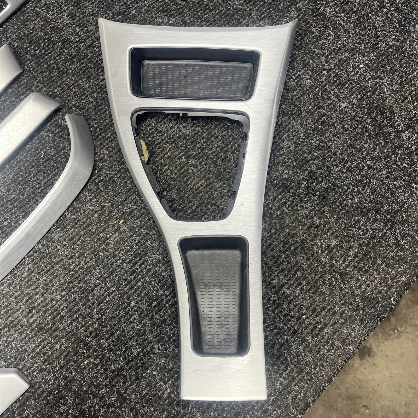 ☑️ 06-11 BMW 3 SERIES E90 SEDAN INTERIOR CONSOLE DOOR DASH TRIM SET ALUMINUM
