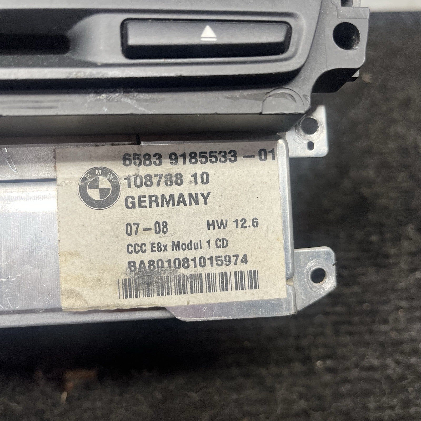 ☑️ 2008 - 2013 BMW E82 E88 128I RADIO NAVIGATION CD PLAYER HEAD UNIT OEM 9185533