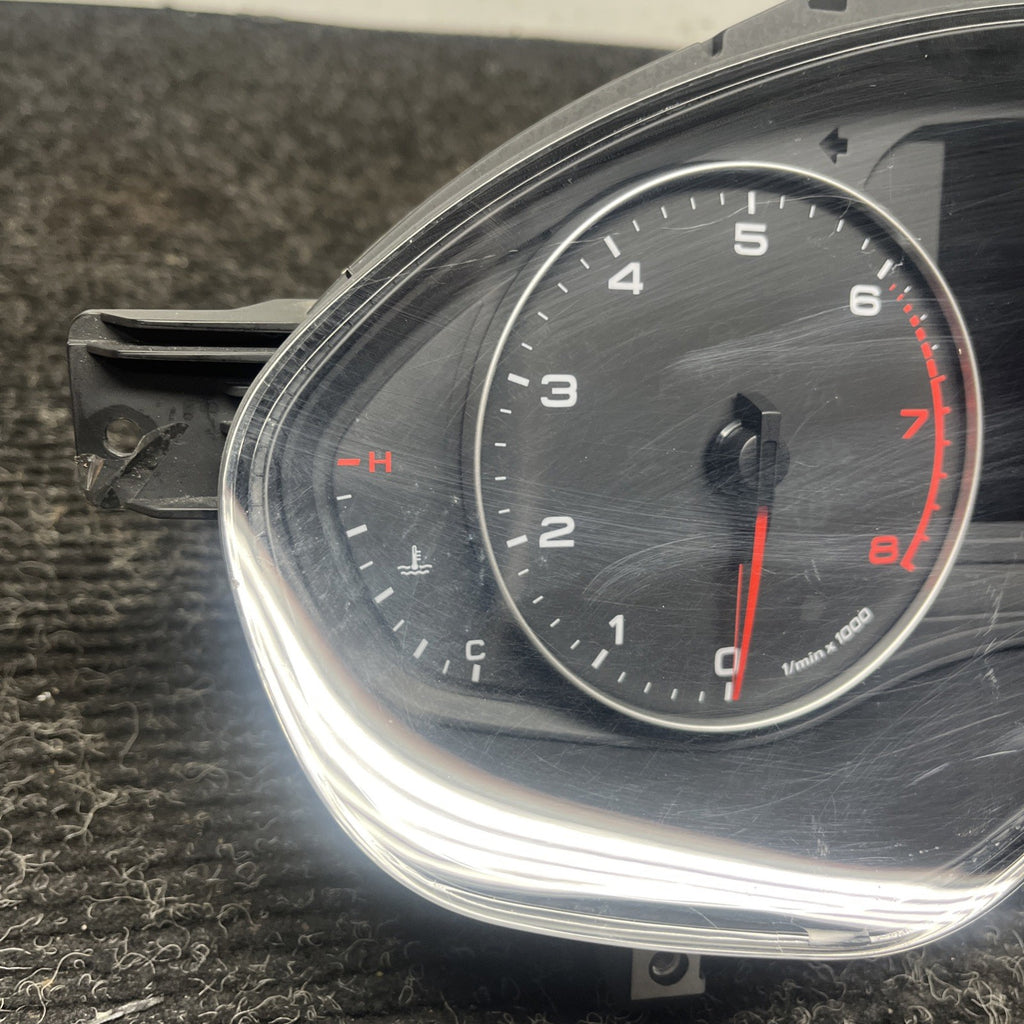 ☑️ 2013 Audi A6 Instrument Cluster Speedometer MPH Night Vision 52k Mls OEM Used