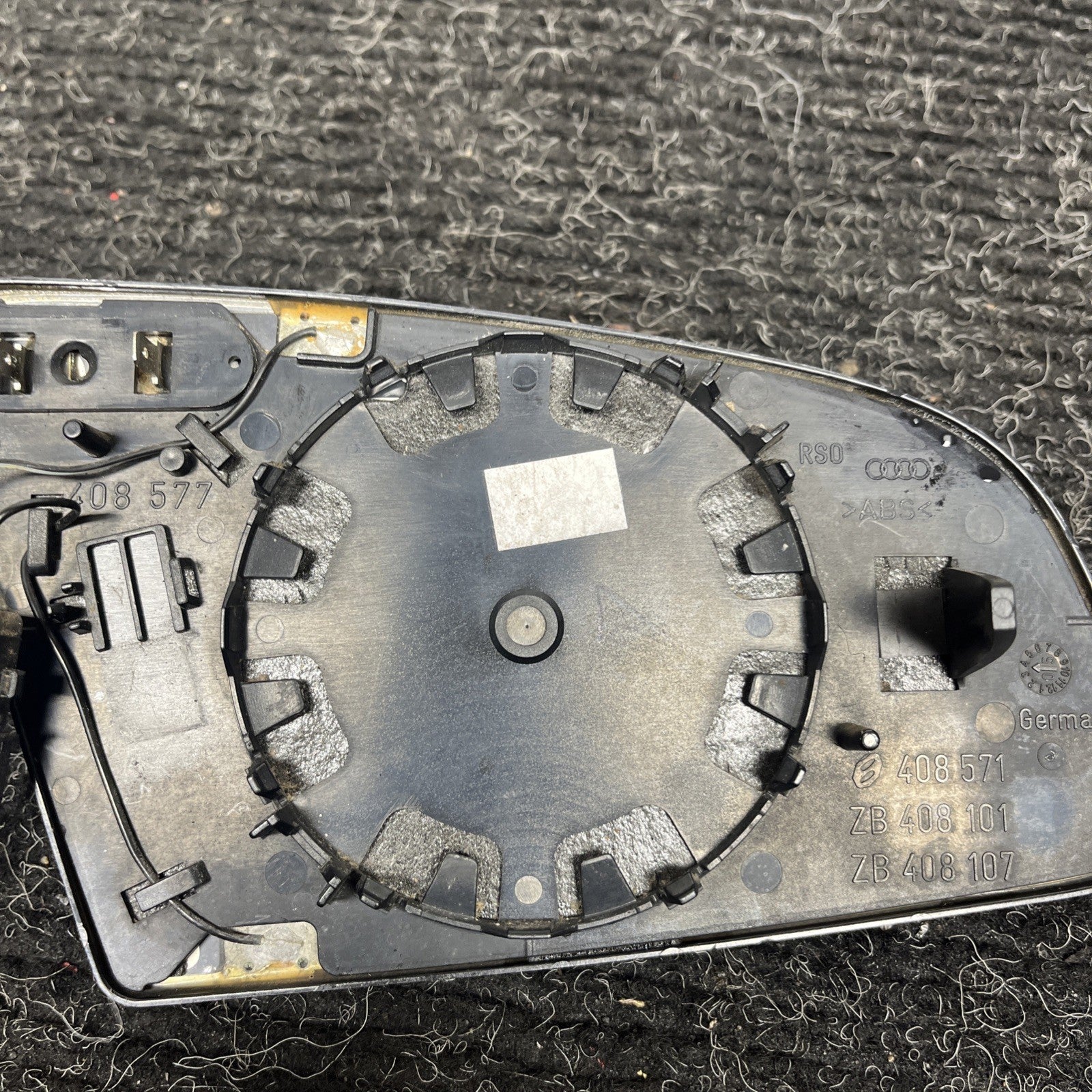 ☑️ AUDI A4/S4 LH DRIVER SIDE HEATED AUTO DIMMING MIRROR 4F085753502S GENUINE OEM