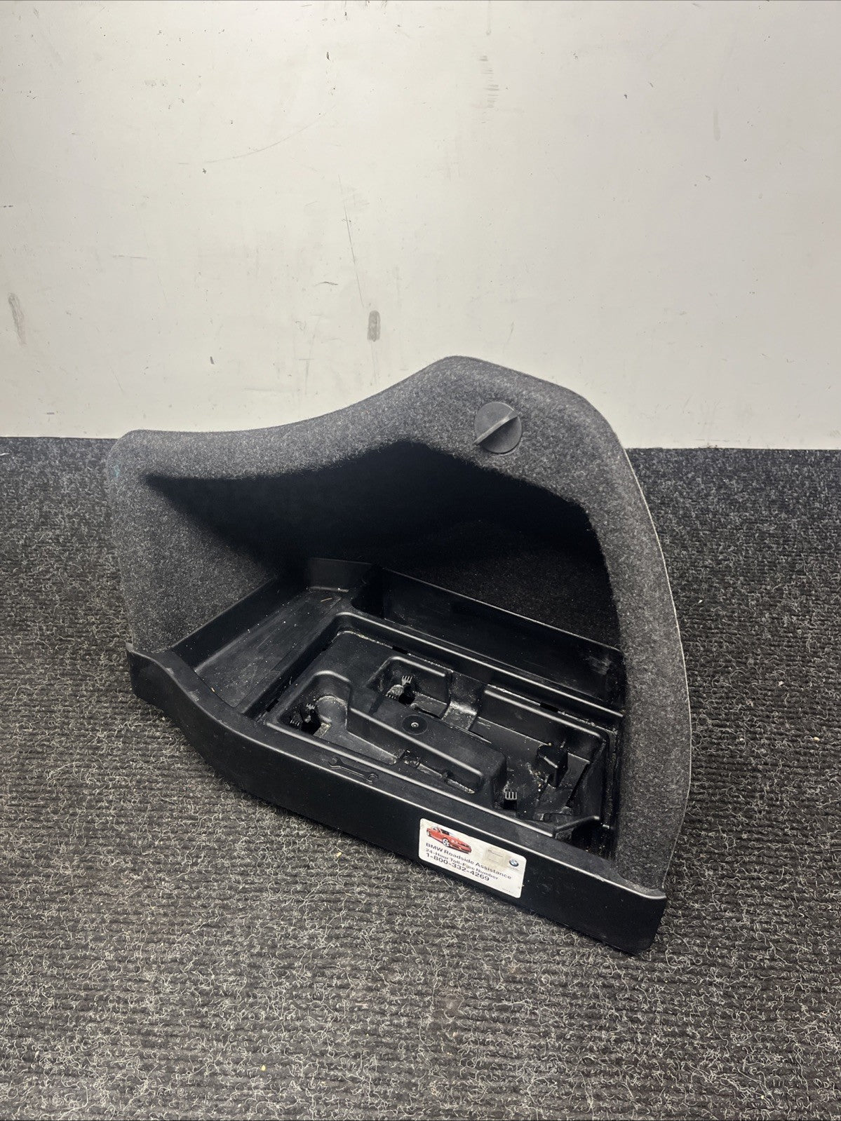 ☑️ 12-18 BMW 328i 320i Trunk Battery Cover Trim &Tool Compartment W/O Tool Oem